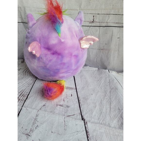 Huggy Squeeze Limited Edition Plush 9in Stuffed Unicorn with Rainbow Mane & Tail - Picture 7 of 9